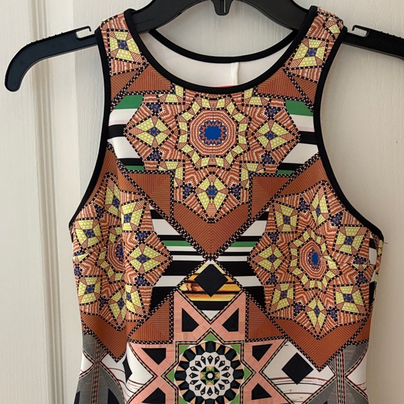 Clover Canyon Multicolor Geometric Midi Dress - Picture 2 of 5